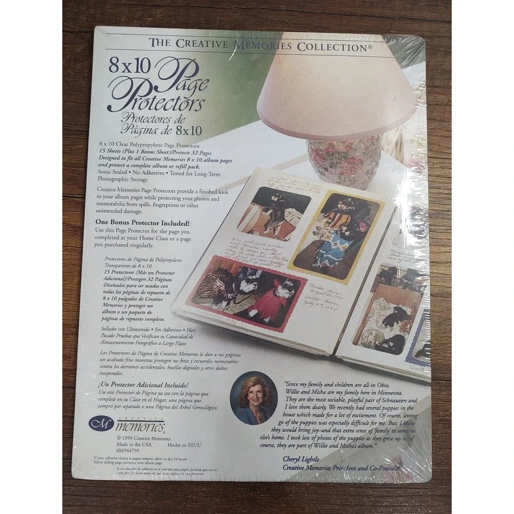 Creative Memories 15 Page Protectors 8x10